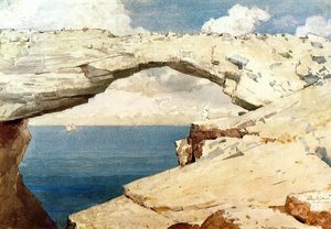 Glass Windows, Bahamas — Winslow Homer