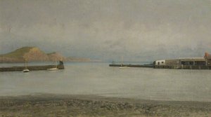 High Tide, Lyme Regis, Dorset — Richard Ernst Eurich