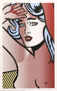 Nøgen Med Blå Hår — Roy Lichtenstein