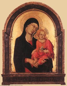 Madonna And Child — Simone Martini
