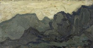 Dusk In The Mountains — John Kyffin Williams