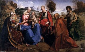 Virgin And Child With Saints — Boccaccio Boccaccino