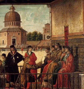 Arrival Of The English Ambassadors (detail) (13) — Vittore Carpaccio