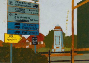 The War Memorial, Spur Road House And Signage — Stephen Chaplin