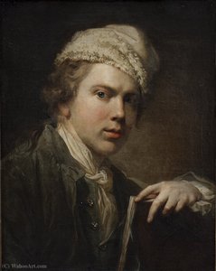 Self Portrait With Portfolio — Jens Jørgensen Juel