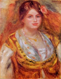 Portrait De Mademoiselle François — Pierre-auguste Renoir