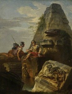 Ruins With Figures — Giovanni Paolo Panini