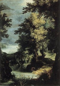 Landscape With A Mythological Scene — Paulus Bril