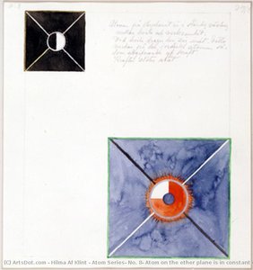 Atom Series, No. 8: Atom On The Ether Plane Is In Constant Change Between Rest And Activity. At The Rest It Pulls Itself Inwards. This Affects The Earthly Atom As Giving Of Force. — Hilma Af Klint