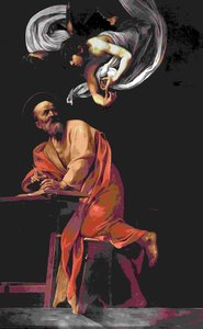 Die Inspiration Des Matthäus — Karavaggio