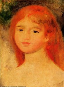 Tyttö Vaappurin Hiuksiltaan — Pierre-auguste Renoir