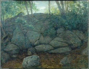 Woodland Rocks — Julian Alden Weir