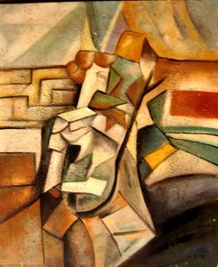 Mandolin Player — Aleksandr Rodchenko