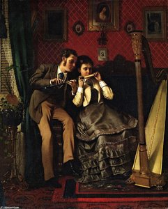The Music Lesson — John George Brown