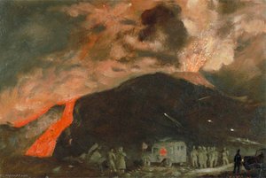 Vesuvius In Eruption, March 1944 — Henry Marvell Carr
