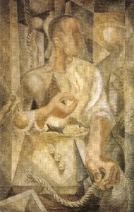 Man Holding A Rope — André Masson
