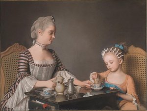 The Lavergne Family Breakfast — Jean-étienne Liotard