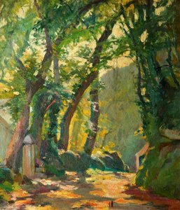 Lamorna Lane, Lamorna Cove, Cornwall — Gladys Vasey