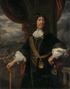 Portrait Of Mattheus Van Den Broucke (1620-1685). Councillor Of The Indies, Samuel Van Hoogstraten, 1670 - 1678 — Samuel Dirksz Van Hoogstraten
