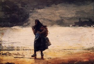 Rybářka — Winslow Homer