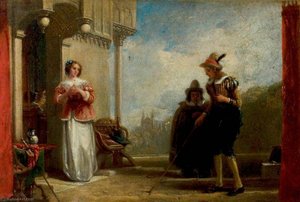 'the Merry Wives Of Windsor', Act I, Scene 1, Anne Page And Slender — Sir Augustus Wall Callcott