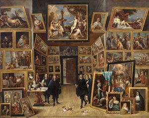Archduke Leopold Wilhelm In His Gallery — ダフィット・テニールス（若者）