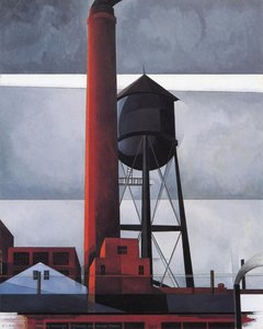 Chimney And Water Tower — Charles Demuth