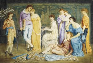 A Prelude By Bach — Simeon Solomon