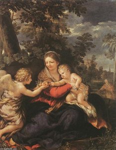 Holy Family Resting On The Flight To Egypt — 피에트로 다 코르토나