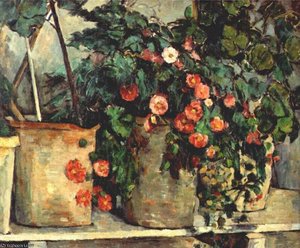 Lilled Terakottapottides — Paul Cézanne