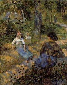 Contadini A Riposo — Camille Pissarro