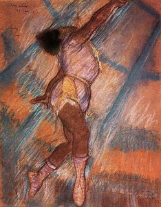 Studie Für „la La Beim Cirque Fernando“ — Hilaire-germain-edgar Degas