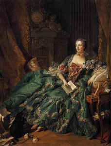 Retrato De La Marquesa De Pompadour — François Boucher