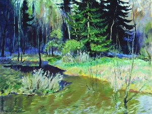 Forest Stream — Sergey Arsenievich Vinogradov