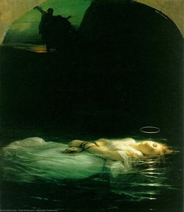 Tânără Martiră Creștină — Hippolyt Delaroche