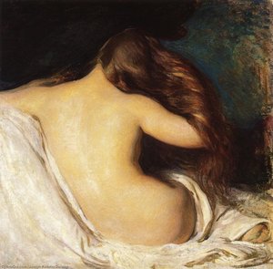 Woman Drying Her Hair — जोसेफ रोडेफर डेकैंप