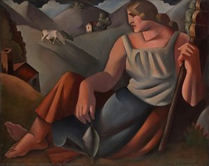 The Shepherdess — Sava Šumanović