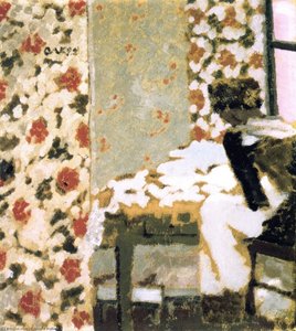 Näherin Mit Stoffresten — Jean-édouard Vuillard