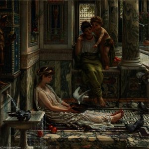 The Corner Of The Villa — Sir Edward John Poynter