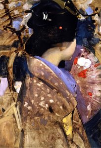 Japanese Lady With A Fan — George Henry