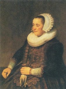 Naisten Istuva Muotokuva — Rembrandt Van Rijn