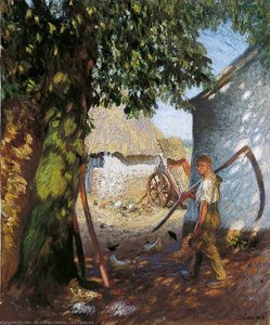 The Farmyard — George Clausen