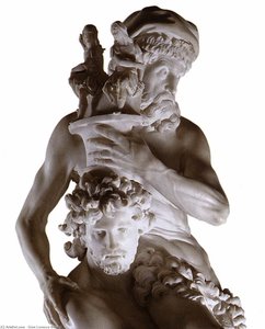 Aeneas, Anchises, And Ascanius (detail) — Gian Lorenzo Bernini