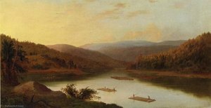 Flatboat Men — Robert Seldon Duncanson
