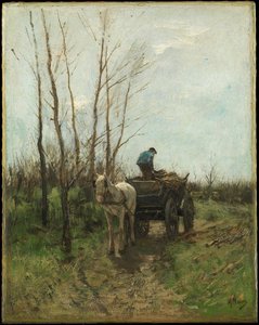 Gathering Wood — Anton Mauve