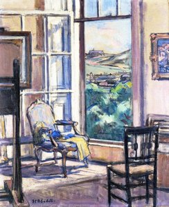 Interior, The Open Wiindow — Francis Campbell Bolleau Cadell