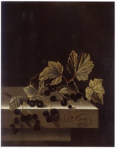 English Black Currants — After Adriaen Coorte