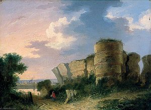 Burgh Castle Near Yarmouth, Norfolk — John Berney Crome