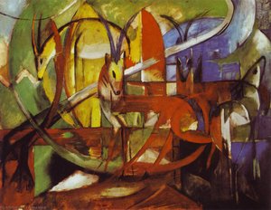 Gazellas — Franz Marc