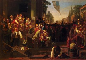 The Verdict Of The People — George Caleb Bingham